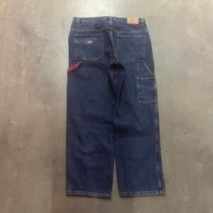 Y2K U.S. Polo Assn men's dark wash baggy carpenter jeans skate wide leg 38